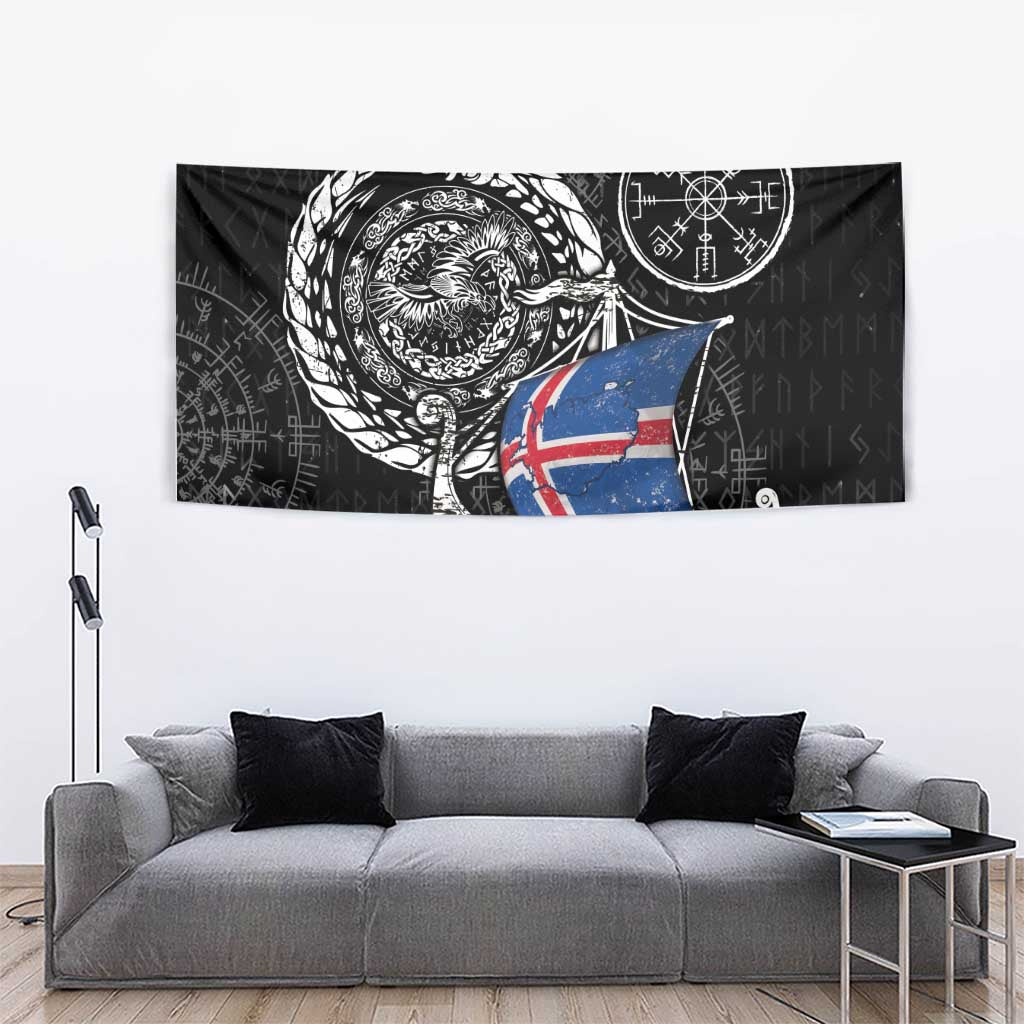 Viking Iceland Tapestry Icelander Viking Ship