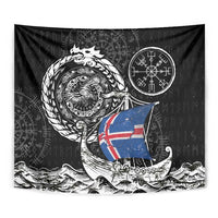 Viking Iceland Tapestry Icelander Viking Ship