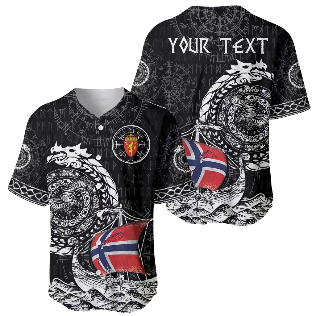 Personalized Viking Norway Baseball Jersey Norwegian Viking Ship