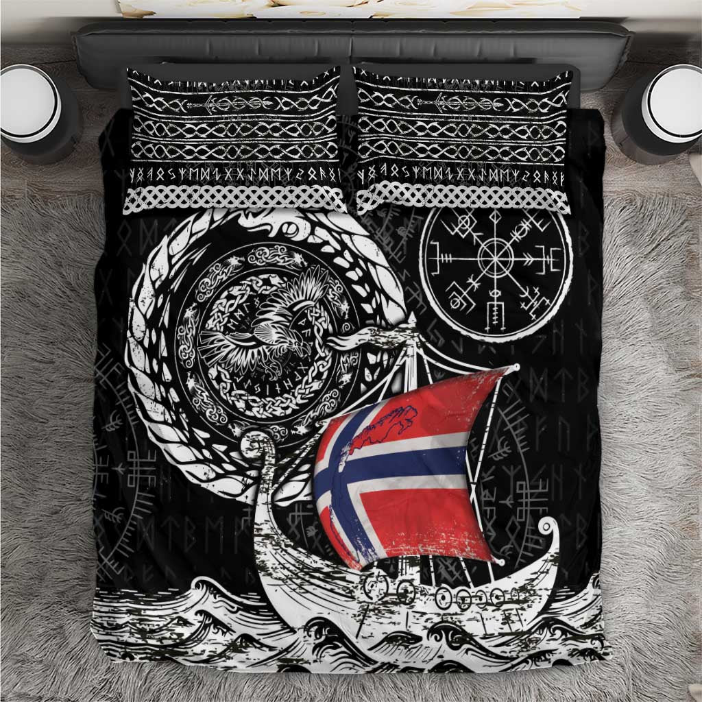 Viking Norway Bedding Set Norwegian Viking Ship