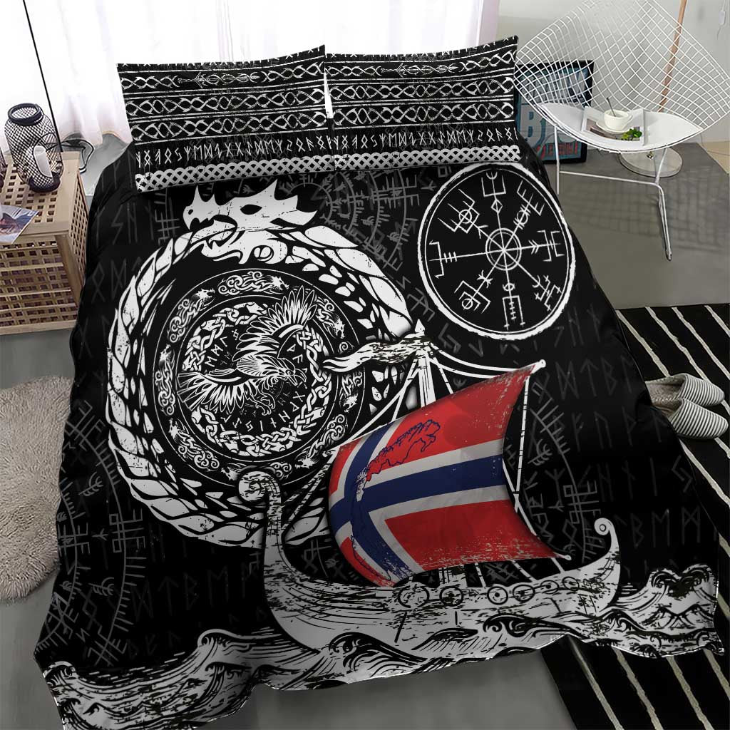 Viking Norway Bedding Set Norwegian Viking Ship