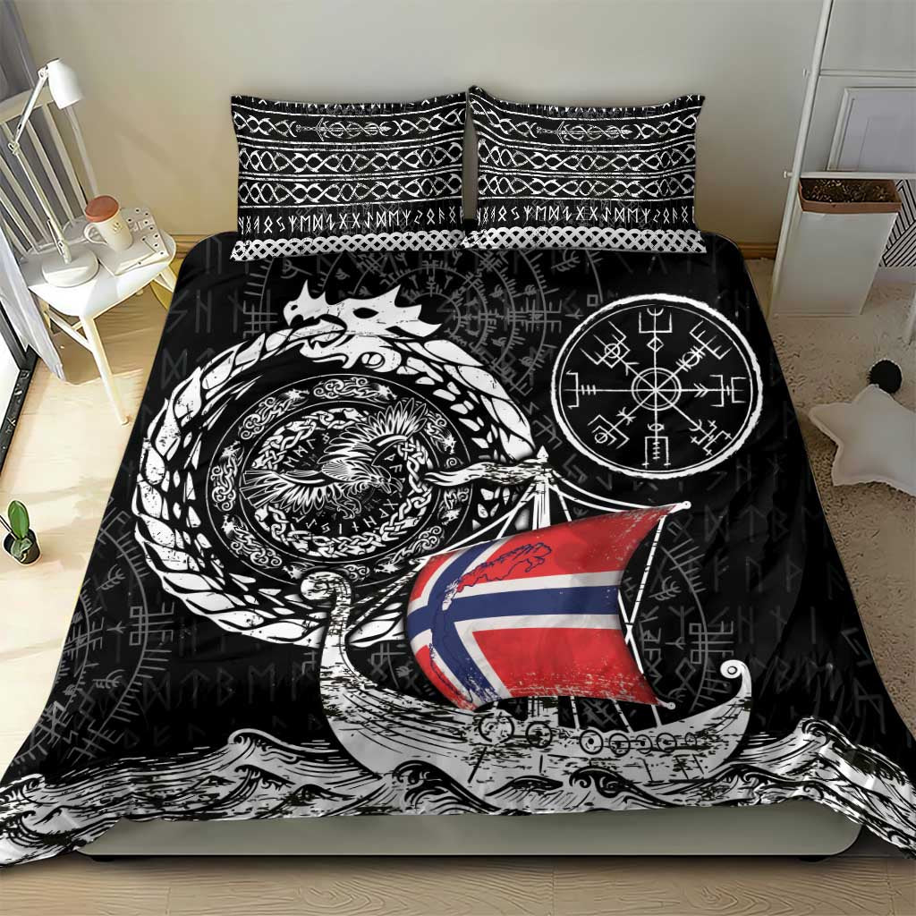 Viking Norway Bedding Set Norwegian Viking Ship