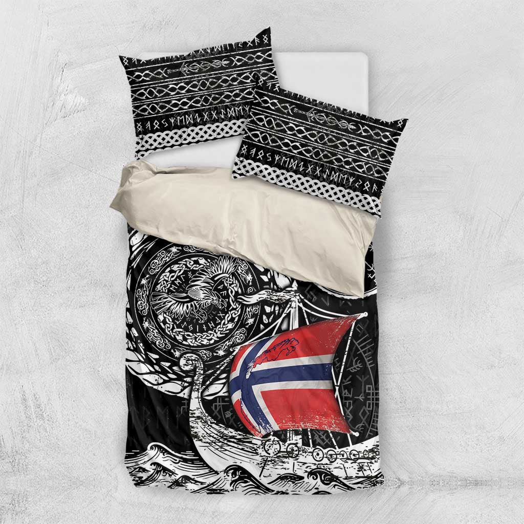 Viking Norway Bedding Set Norwegian Viking Ship