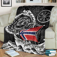 Viking Norway Blanket Norwegian Viking Ship