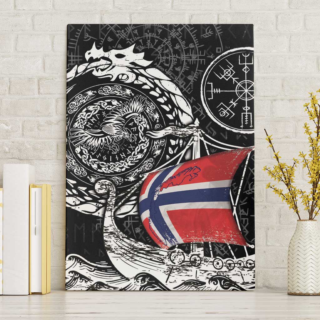 Viking Norway Canvas Wall Art Norwegian Viking Ship