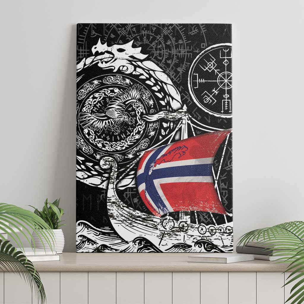 Viking Norway Canvas Wall Art Norwegian Viking Ship