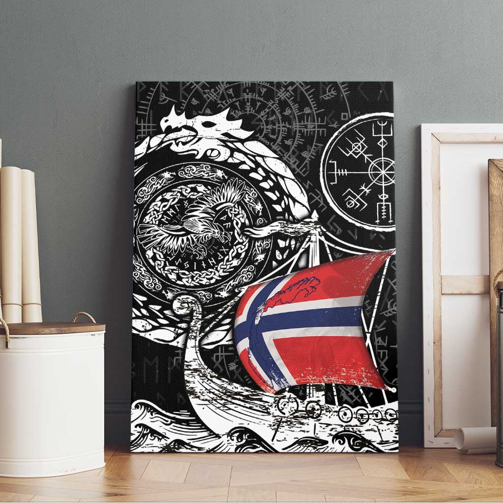 Viking Norway Canvas Wall Art Norwegian Viking Ship