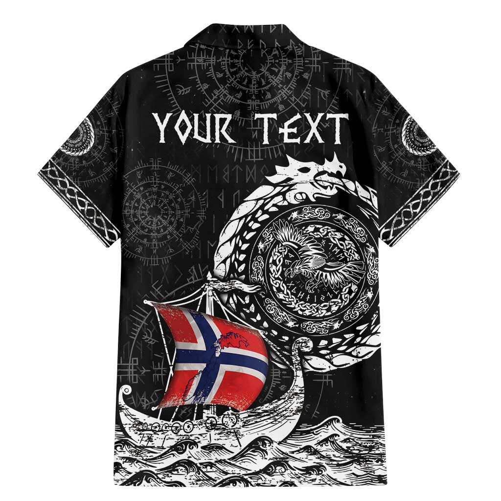Personalized Viking Norway Family Matching Mermaid Dress and Hawaiian Shirt Norwegian Viking Ship