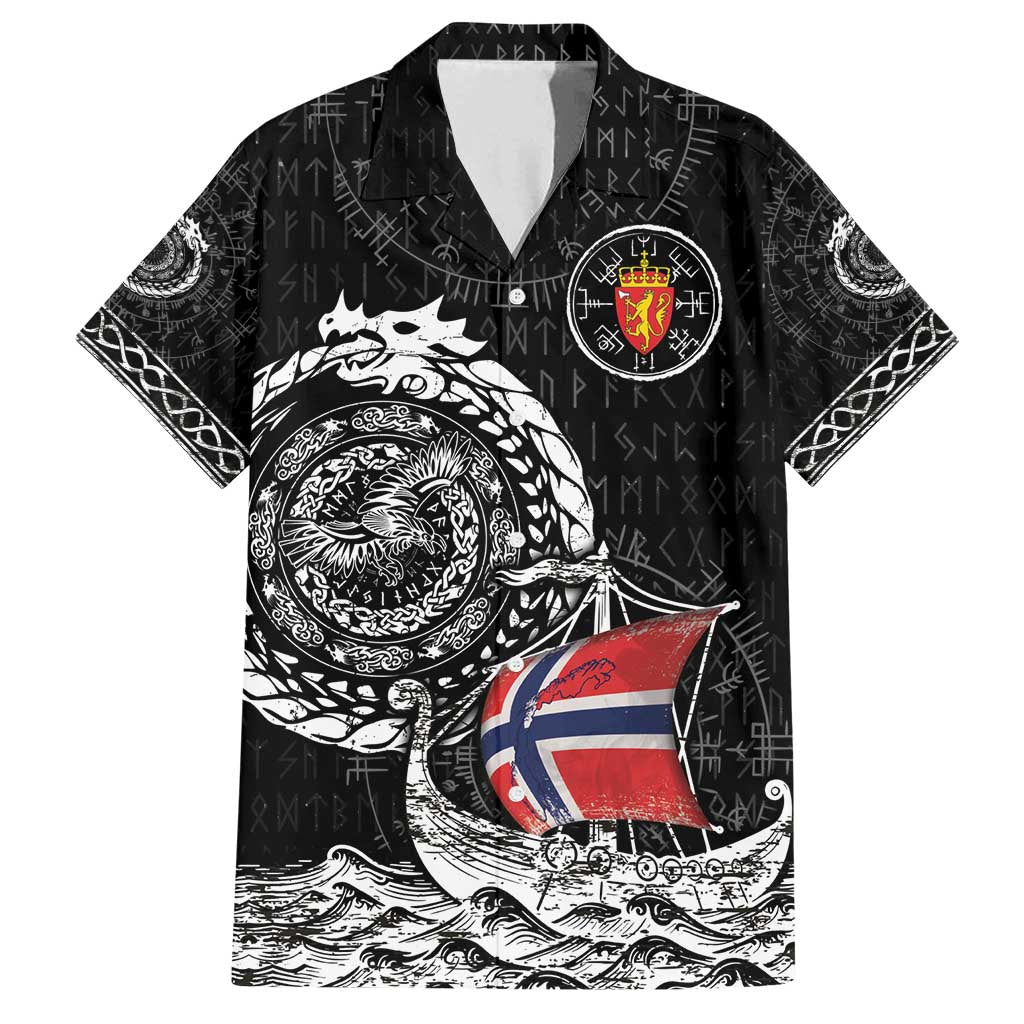 Personalized Viking Norway Family Matching Summer Maxi Dress and Hawaiian Shirt Norwegian Viking Ship