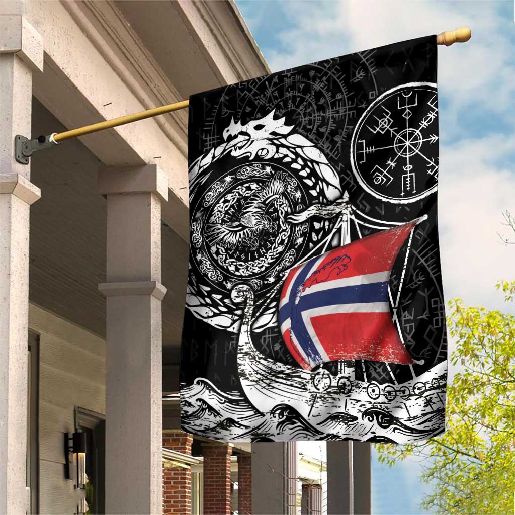 Viking Norway Garden Flag Norwegian Viking Ship