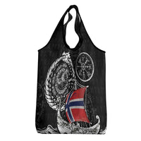 Viking Norway Grocery Bag Norwegian Viking Ship
