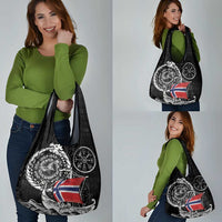 Viking Norway Grocery Bag Norwegian Viking Ship