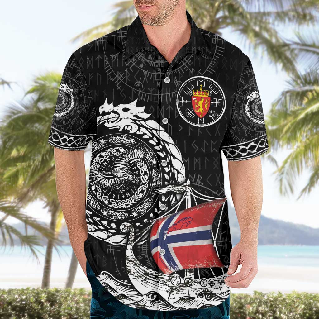 Personalized Viking Norway Hawaiian Shirt Norwegian Viking Ship