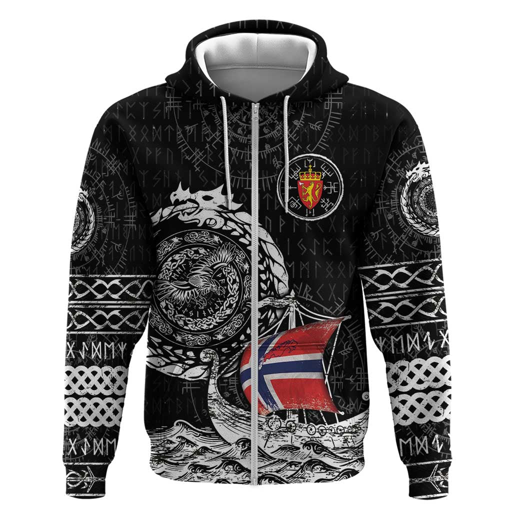 Personalized Viking Norway Hoodie Norwegian Viking Ship