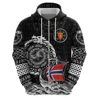 Personalized Viking Norway Hoodie Norwegian Viking Ship