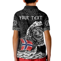 Personalized Viking Norway Kid Polo Shirt Norwegian Viking Ship