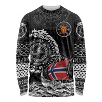 Personalized Viking Norway Long Sleeve Shirt Norwegian Viking Ship