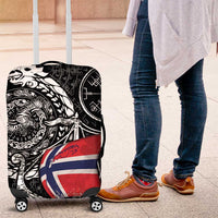 Viking Norway Luggage Cover Norwegian Viking Ship