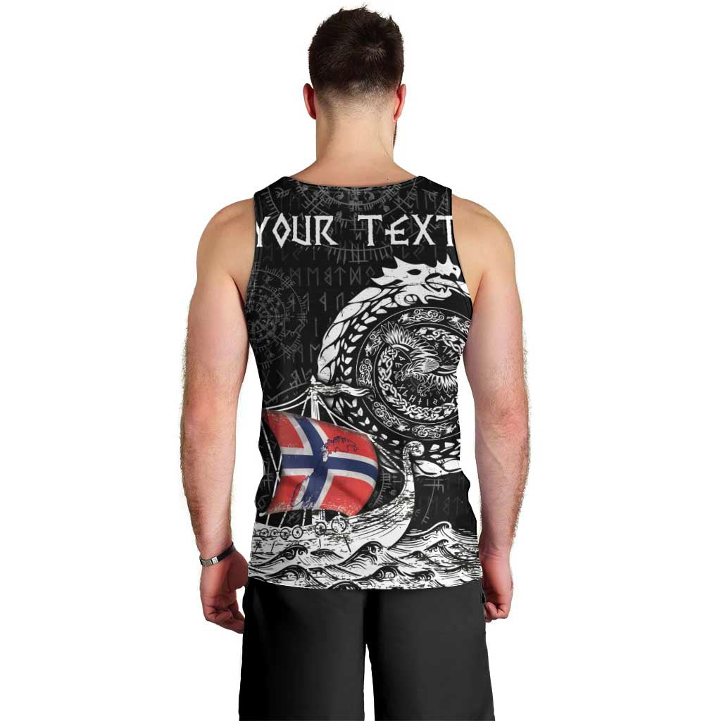 Personalized Viking Norway Men Tank Top Norwegian Viking Ship