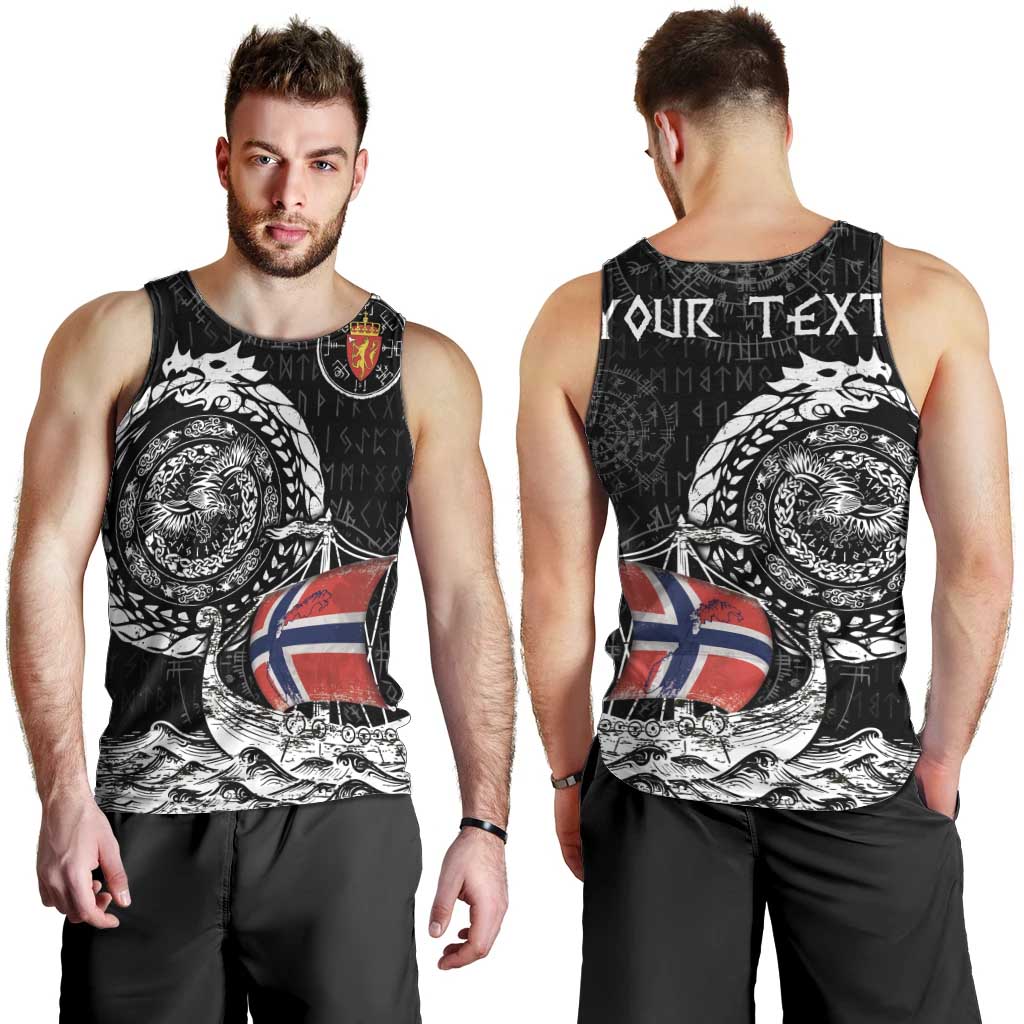 Personalized Viking Norway Men Tank Top Norwegian Viking Ship