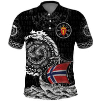 Personalized Viking Norway Polo Shirt Norwegian Viking Ship