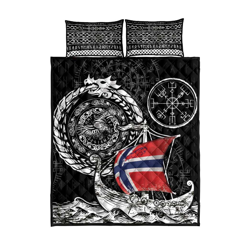 Viking Norway Quilt Bed Set Norwegian Viking Ship
