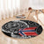 Viking Norway Round Carpet Norwegian Viking Ship