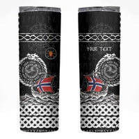Personalized Viking Norway Skinny Tumbler Norwegian Viking Ship
