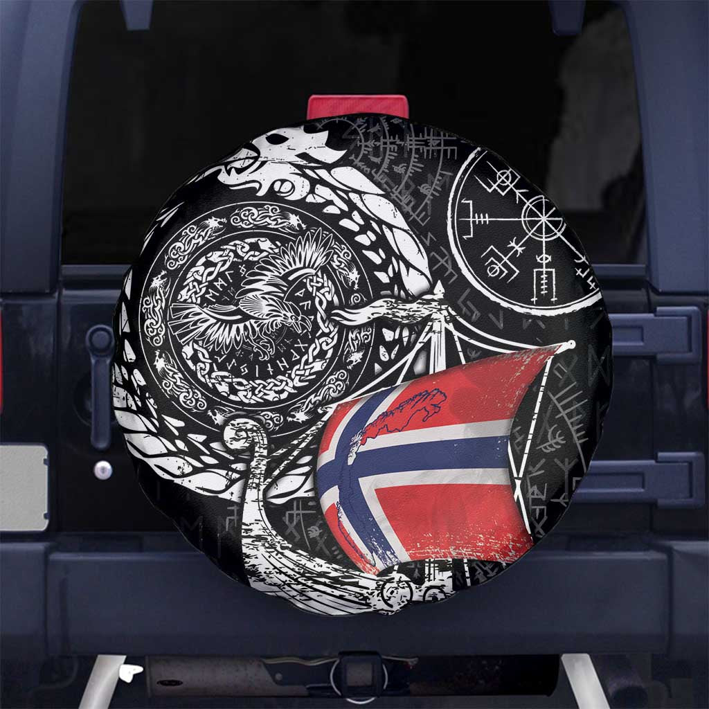 Viking Norway Spare Tire Cover Norwegian Viking Ship