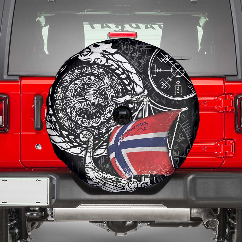 Viking Norway Spare Tire Cover Norwegian Viking Ship