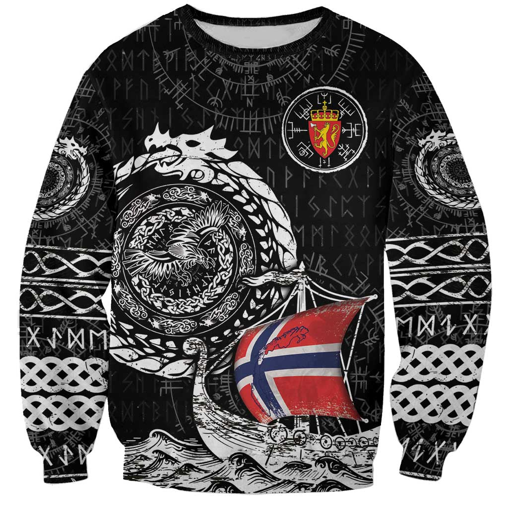 Personalized Viking Norway Sweatshirt Norwegian Viking Ship