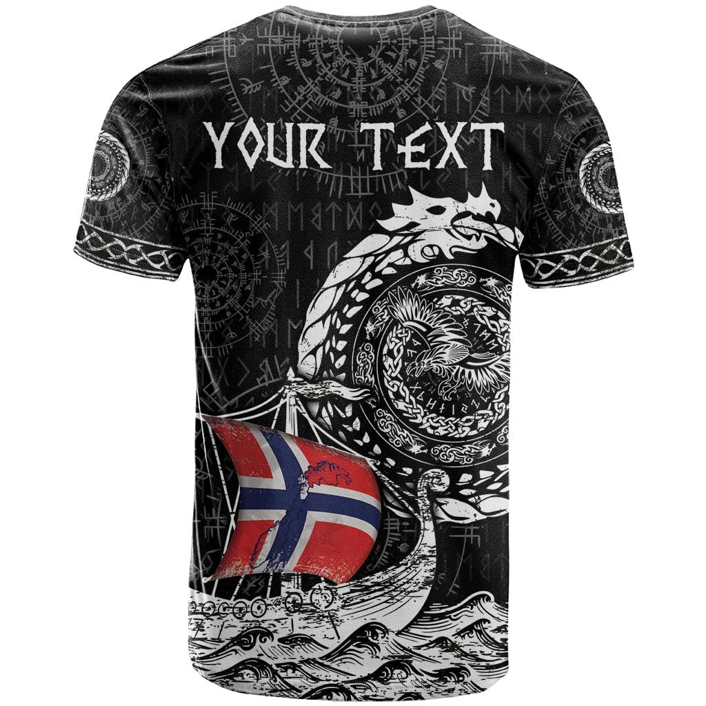 Personalized Viking Norway T Shirt Norwegian Viking Ship
