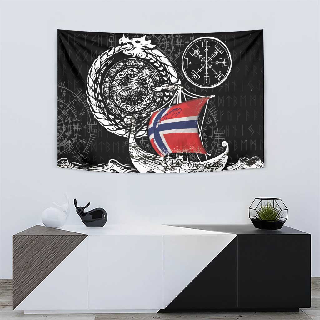 Viking Norway Tapestry Norwegian Viking Ship