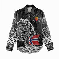 Personalized Viking Norway Women Casual Shirt Norwegian Viking Ship