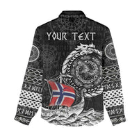 Personalized Viking Norway Women Casual Shirt Norwegian Viking Ship
