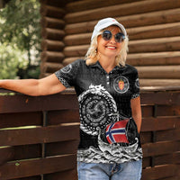 Personalized Viking Norway Women Polo Shirt Norwegian Viking Ship