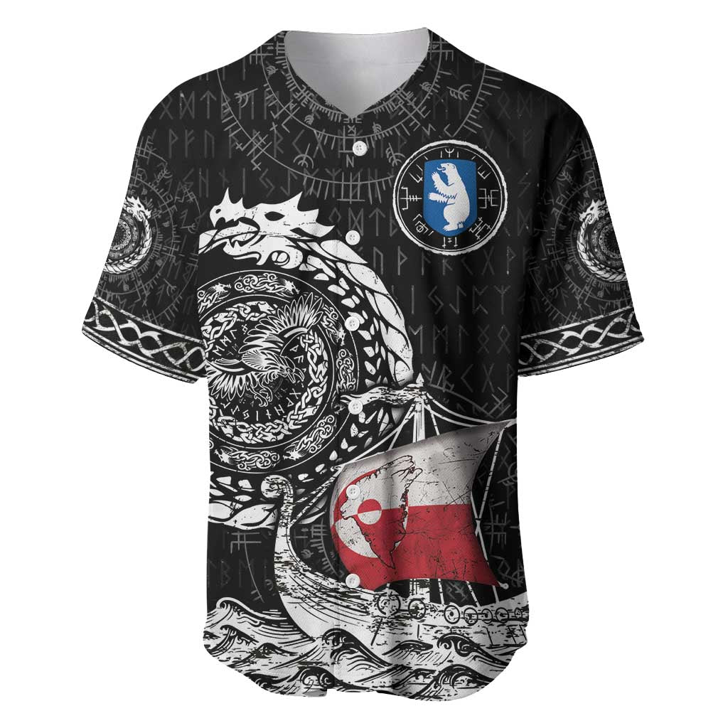 Personalized Viking Greenland Baseball Jersey Greenlander Viking Ship