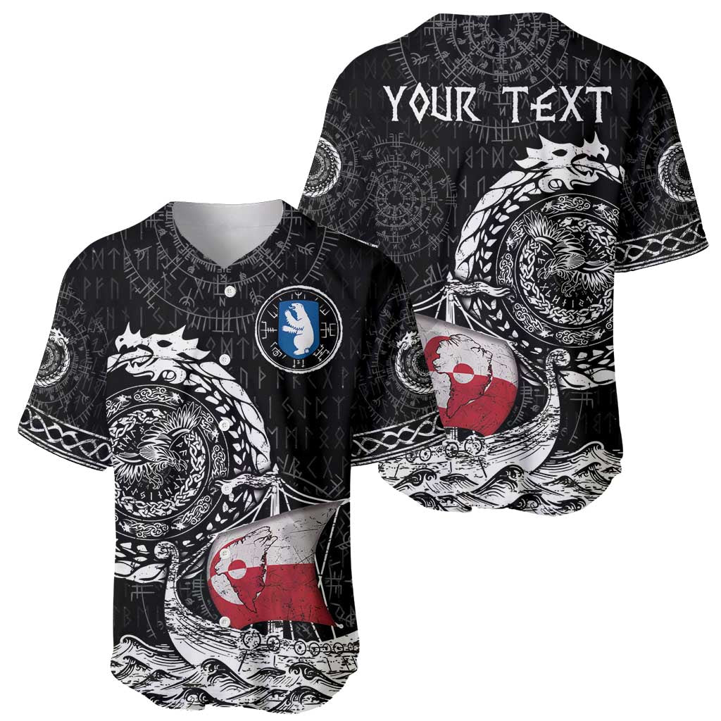 Personalized Viking Greenland Baseball Jersey Greenlander Viking Ship