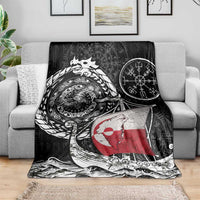 Viking Greenland Blanket Greenlander Viking Ship