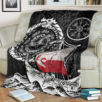 Viking Greenland Blanket Greenlander Viking Ship