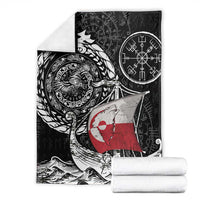 Viking Greenland Blanket Greenlander Viking Ship