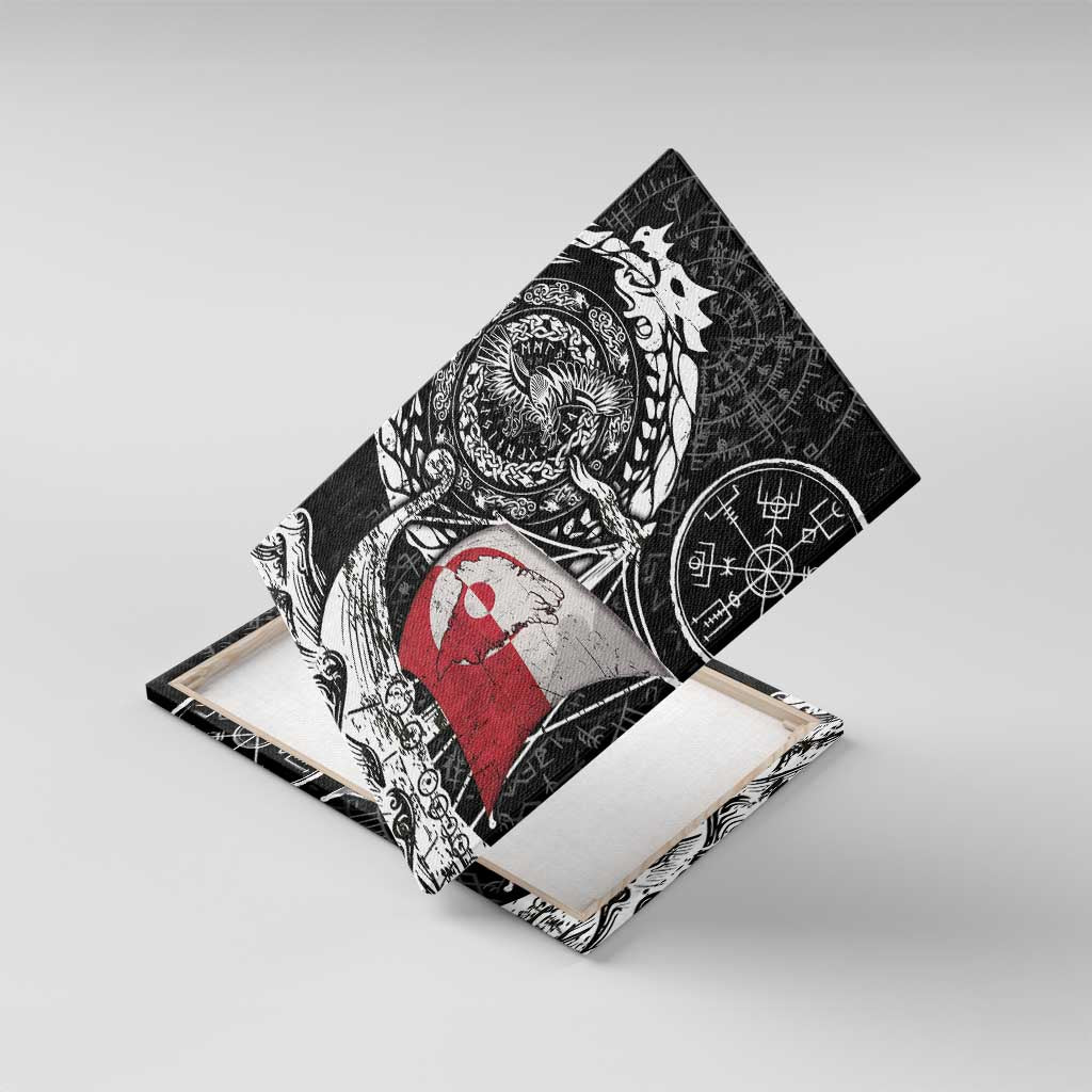 Viking Greenland Canvas Wall Art Greenlander Viking Ship