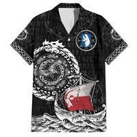 Personalized Viking Greenland Family Matching Off Shoulder Maxi Dress and Hawaiian Shirt Greenlander Viking Ship