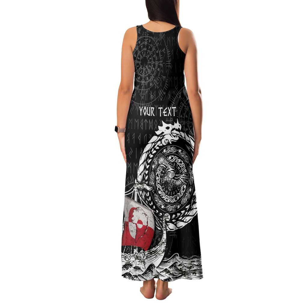 Personalized Viking Greenland Family Matching Tank Maxi Dress and Hawaiian Shirt Greenlander Viking Ship
