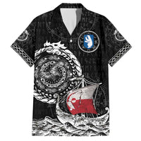 Personalized Viking Greenland Hawaiian Shirt Greenlander Viking Ship