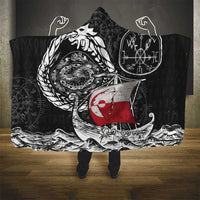 Viking Greenland Hooded Blanket Greenlander Viking Ship