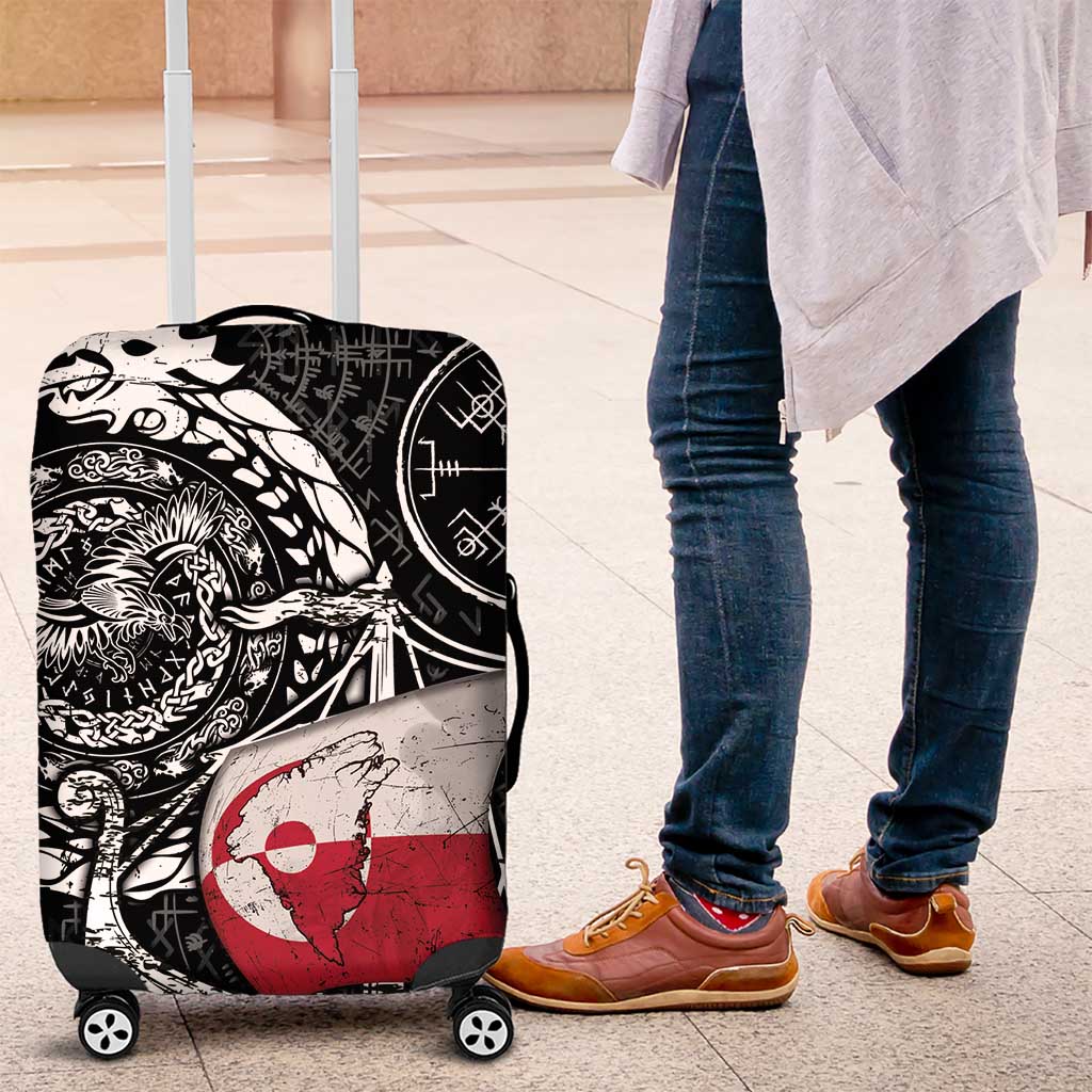 Viking Greenland Luggage Cover Greenlander Viking Ship
