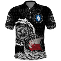 Personalized Viking Greenland Polo Shirt Greenlander Viking Ship
