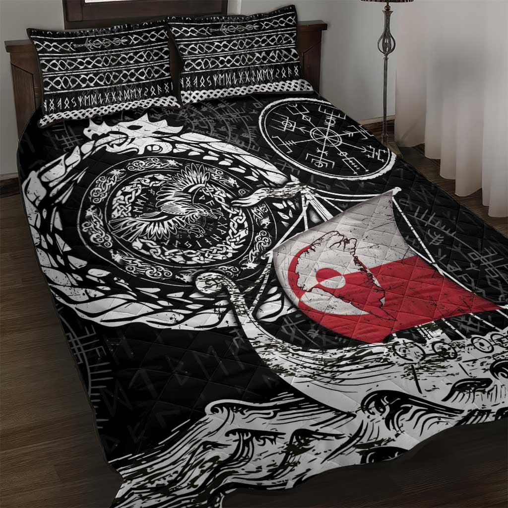 Viking Greenland Quilt Bed Set Greenlander Viking Ship