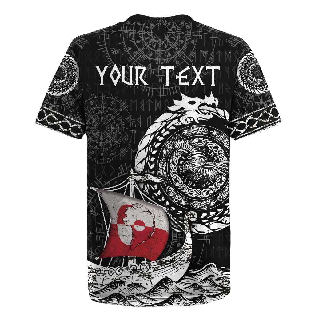 Personalized Viking Greenland Rugby Jersey Greenlander Viking Ship
